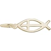 Ichthus Charm, Charms for Bracelets and Necklaces