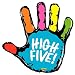 40" Mighty High Five Mighty Bright Foil Balloon