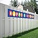 Maplelon Large Happy Birthday Banner, Outdoor Colorful Bday Sign, Huge Rainbow Birthday Decoration for Him Her