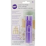 Wilton 399-5003 3-Piece Center Core Cake Rods, Purple