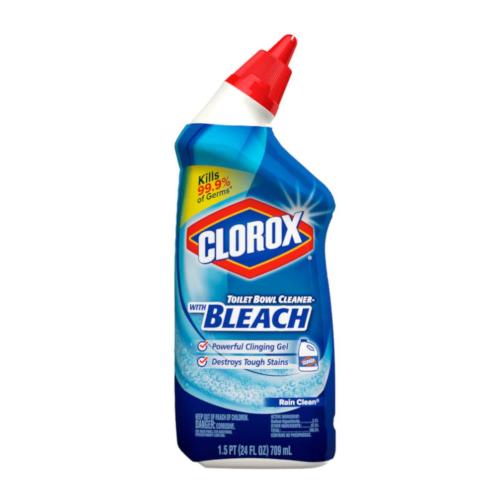 Buy Clorox Toilet Bowl Cleaner, Rain Clean, 24 Fluid Ounces Online at