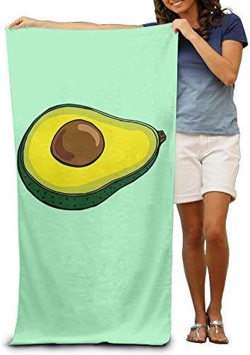 VINCEIE Avocado Adult Colorful Beach Or Pool Hooded Towel