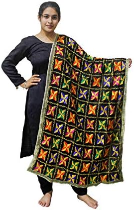 Sahej Suits Phulkari Pankha Dupatta
