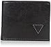 Guess Men's Leather Passcase Wallet, Black Diego, One Size