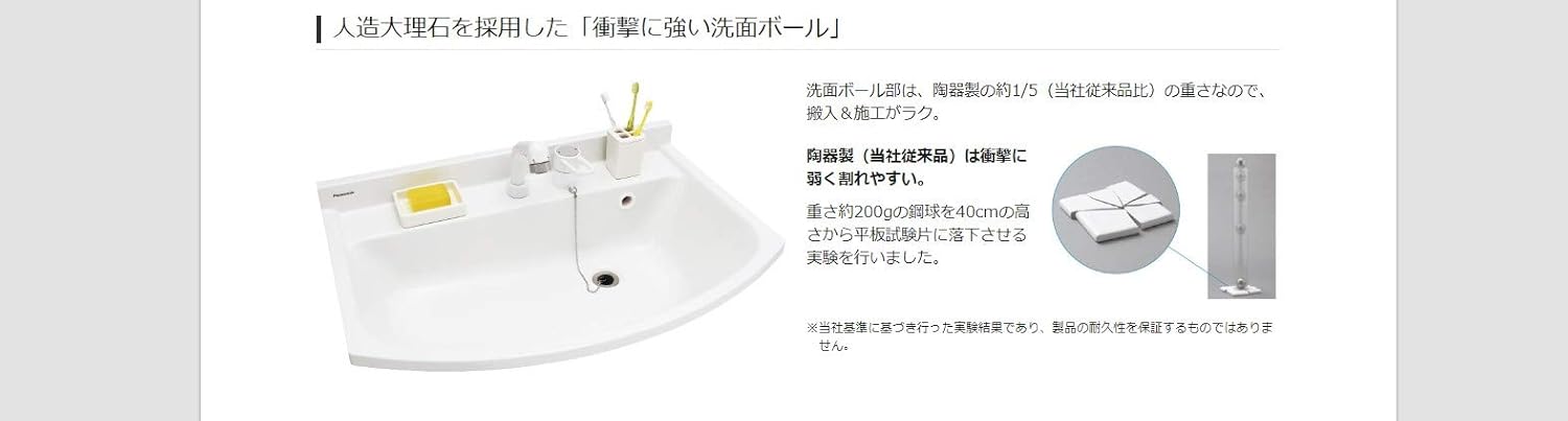 Amazon パナソニック 洗面化粧台 エムライン Gqm60kecw Gqm060dsuat 幅600 奥行530 高さ1800 本体 ミラー 洗面台 洗面 脱衣所用設備