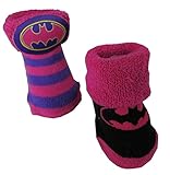 Dc Comics Batgirl 2 Pair Bootie Socks -0-12 Months [5012]