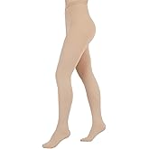 Orgood Compression Tights Women, 20-30 mmHg Graduated Compression Pantyhose for Women, Waist High Closed Toe Compression Stockings,Support Hose for Varicose Veins, Edema, Flight, DVT