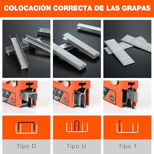 Grapadora Manual 3 en 1 con 3000 Grapas