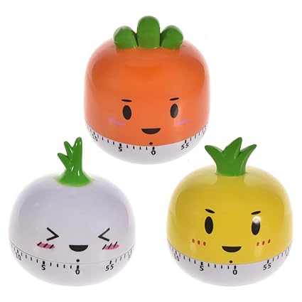 Timer 2 Pack Cute Kitchen Timer Manual Cooking Mechanical Timers