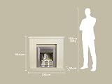 Adam Lomond Stone Effect Fireplace with Helios Brushed Steel Electric Fire 39 view 7