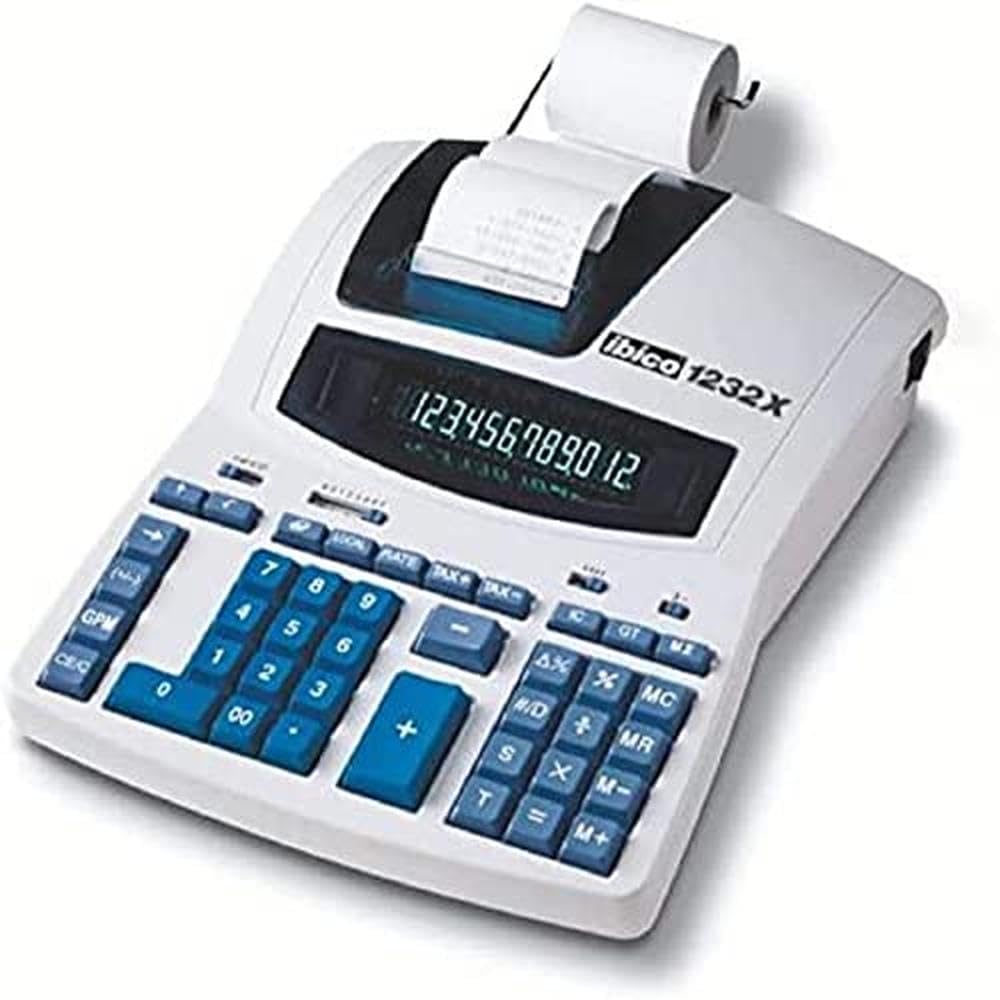 Ibico 1232X Professional Printing Office Calculator 12 Digits
