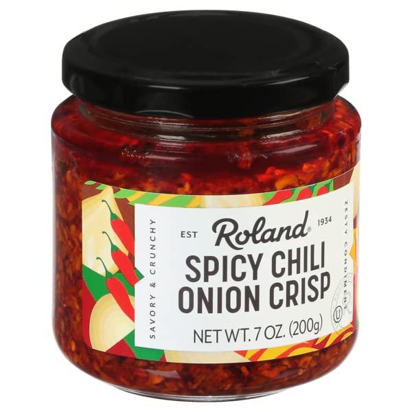 ROLAND FOODS SPICY CHILI ONION CRISP, 7 OUNCE
