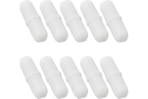 Toolly Magnetic Stir Bars - PTFE Magnetic Stirrer Mixer, Lab Spinbar with Ring Shape (Diameter 7mm,Length 25mm), Pack of 10