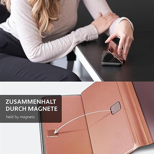MoEx® Slim Protective Case Compatible with Huawei P10 Lite | Transparent Tinted Glass, Rose Gold