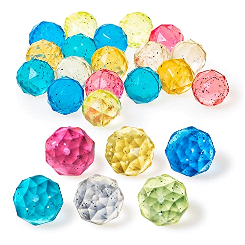 MATICAN Bouncy Balls Bulk, Assorted Colors, Rubber High Bouncing Balls for Kids, Party Favors, Carnival Prizes