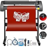 Mophorn Vinyl Cutter 28 Inch Vinyl Cutter Machine 720mm Vinyl Printer Cutter Machine LCD Display Vinyl Plotter Cutter Machine Signmaster Software Sign Making Machine with Stand