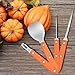Halloween Pumpkin Carving Kit Tools Premium 4 Piece Stainless Steel Pumpkin Carving Knives Set (Scoop,Poker,Saws,Etching tool)