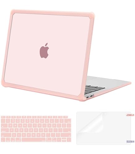 MOSISO Custodia Per MacBook Air 13 Pollici M4/M3/M2 (2022-2025) – Fiori Colorati, Copritastiera E Pellicola Inclusi, Modelli A3113/A2681/A3240 - 5
