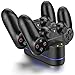 ICESPRING Playstation 4 Charger Kit, PS4 Dual USB Charging Charger Dock Station Stand for PS4 Controller