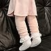 Bowbear 5 Pair Baby and Toddler Leg Warmers, Happy Legs Pink & Gray