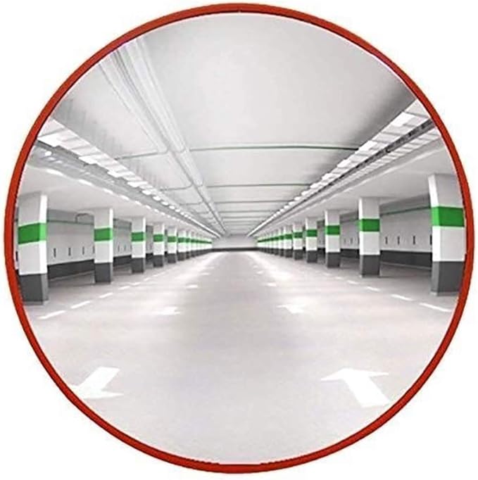 Espejo Convexo Espejo de Seguridad Tráfico gran angular, cubierta de