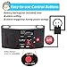 Loud Vibrating Alarm Clock Bed Shaker for Bedrooms Home Kitchen Desk, Heavy Sleepers Deaf Seniors Kids - Large Digital Display & Dimmer, Night Light, 2 USB Ports, Easy Set, 12/24 H DST, Battery Backup