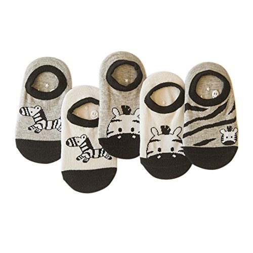 VWU 5 Pairs Baby No Show Socks Toddler Low Cut Cotton Socks 1-3 years, toddler socks cotton toddler girls socks baby socks animal toddler socks animal baby socks 12-24 months toddler socks 2t