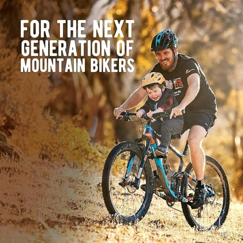 Siege Velo Enfant Avant, Selle de Vélo pour Enfants avec Guidon et Pédalier, Siège de Vélo pour Enfant Compatible avec Les VTT Adulte, Porte Enfant Vélo Amovible Portable pour Enfant de 2 à 5 Ans