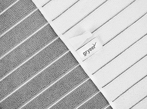 Gryeer-Microfiber-Kitchen-Towels-Stripe-Designed-Soft-and-Super-Absorbent-Dish-Towels-Pack-of-8-18-x-26-Inch-Gray-and-White