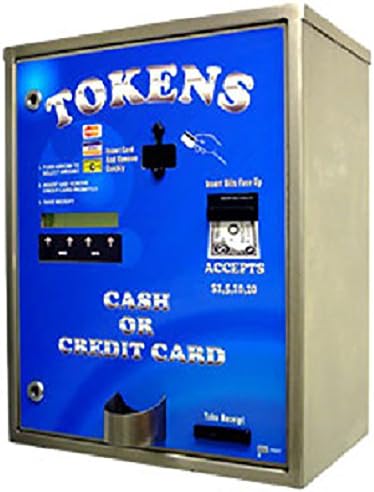 American Changer - AC8007 Platinum Stainless Steel Credit Card Token Dispenser