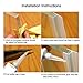 uxcell 1/4 inch Glass Applicable h Frameless Window Shower Doors Sealed Clear 39 inch 1Pcs