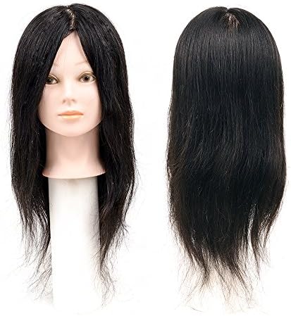 DRESSMAKER 100% Unprocessed Training Head Natural Color 10-20 Inches With Clamp (14")