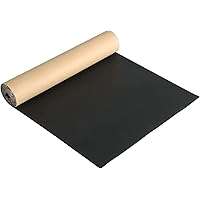 MYFULLY Sponge Neoprene Roll with Adhesive, Waterproof Foam Rubber Sheet Cut to Multiple Dimensions and Lengths for Shock Pad