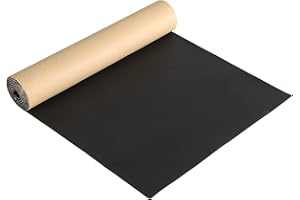 MYFULLY Sponge Neoprene Roll with Adhesive, Waterproof Foam Rubber Sheet Cut to Multiple Dimensions and Lengths for Shock Pad