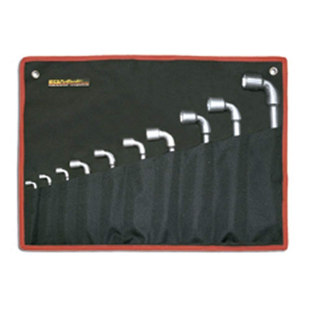 Ega Master 69353 - Kit of 10 Angled Open Sockets 6 X 6 Titacrom