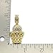 L & L Nation Mens Hip Hop Gold Tone Basket-Ball Piece Pendant 24