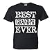 fresh tees Best Grandpa Ever T-Shirt | Father's Day Shirt Gifts | Funny Gifts for Husband Dad Grandpa (X-Large, Navy Blue)