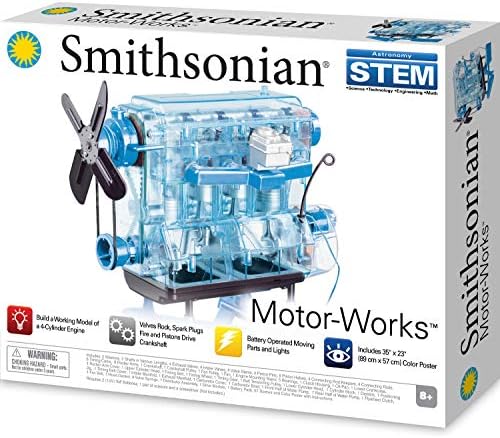 Smithsonian Motor-Works Blue, 15.0x11.0x2.0