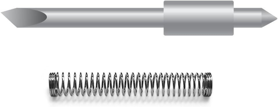 Graphtec Reflective 45 Degree, Offset 0.45mm w/Spring RED (1 Blade) by Precise Carbide
