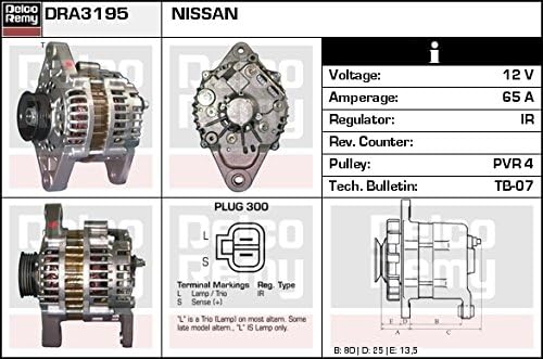 Delco Remy dra3195 Alternator