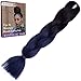 Emmet Jumbo Braids 60+ Colors Kanekalon Synthetic Box Braids African Hair Extension 100g/pcs, Hair Care Ebook Included (24