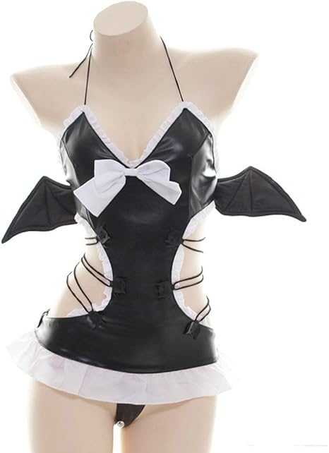 Amazon Senmhsセクシー ランジェリー 小悪魔 デビル ウィッチ 吸血鬼 魔女 デーモン Pu革 セクシー 萌え 超セクシー 悩殺 小悪魔衣装 メイド 可愛い 過激 コスプレ コスチューム 仮装 公演 演劇 お化け ハロウィン Cosplay 541 コスプレ 仮装 通販