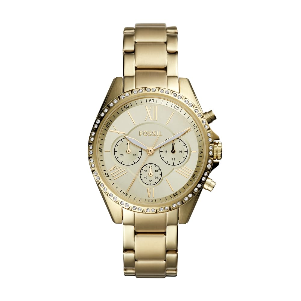 Fossil Women's Modern Courier Stainless Steel Chronograph Dress Quartz Watch