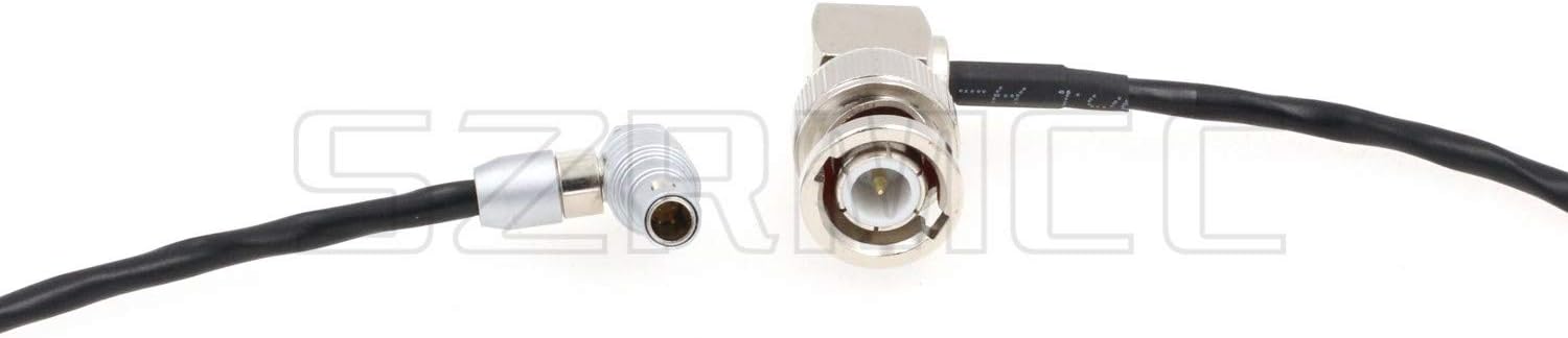 SZRMCC Time Code Input Cable for Red Epic Scarlet DSMC2 Camera Right Angle 00B 4 Pin Male to BNC Male, Right Angle 4 Pin - Image 4