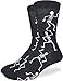 Good Luck Sock Men's Dancing Halloween Skeleton Socks, Adult, Shoe Size 7-12