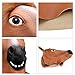 Ylovetoys Halloween Mask Horse Costume Head Mask Novelty Halloween Costume Party Masks Funny Latex Animal Head Mask