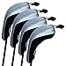 Andux Golf Hybrid Club Head Covers Set Of 4 Interchangeable No. Tag MT/HY03 (Grey)