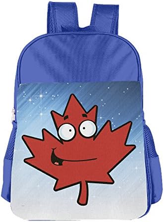 Ongshuquwe The Maple Leaf Cartoon Leisure Children Cute Cartoon Schoolbag RoyalBlue