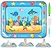 Jasonwell Tummy Time Water Mat Baby Toys 3 6 9 12 Months Old 30X24 Inches X-Large Infant Toys Inflatable Water Play Mat for Newborn Boys Girls Play Activity Center