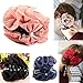 Bluelans Pack of 5 Women's Hair Clip Beautiful Korean Chiffon Rose Bow Hair Claw Clip Gorgeous Hair Accessory (5pcs (black,blue,beige,pink,red))